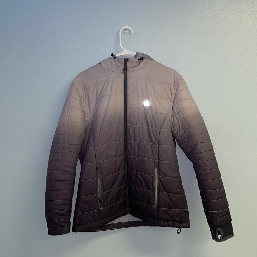 New Balance Grey Ombré Winter Coat